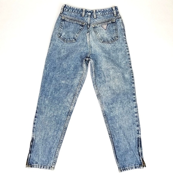 Vintage Guess Georges Marciano Jeans Acid Wash - Picture 3 of 7